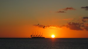 The first night we arrived, our taxi driver pulled over so we could watch the sunset and everyone in the car saw the green flash!