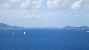 View from above The Baths