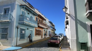 A classic view of old San Juan