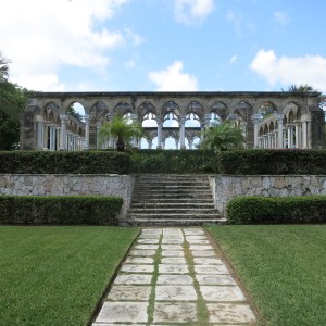 The Cloisters. Ruins from a french convent that was moved to the Bahamas