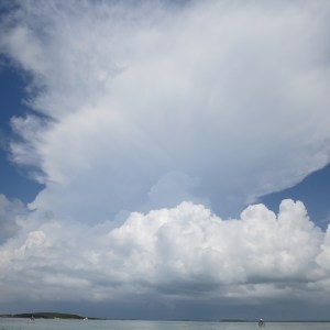 Beautiful clouds. Thunderheads get more common as we start into the rainy season