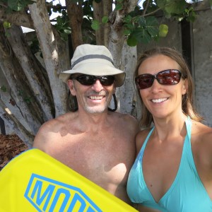 An afternoon of boogie boarding at our local beach