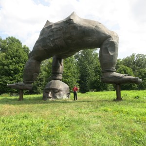 Storm King Art Center. Adam under the Three Legged Buddha by Zhang Huan