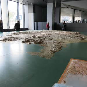 3D map of Iceland in City Hall. It took 4 men 4 years to build this map.