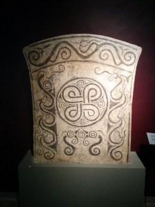 Picture stones carved between 500-700AD on Gotland. Many of them are thought to contain cosmology.