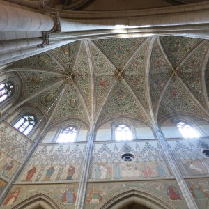 Uppsala Cathedral, looking up
