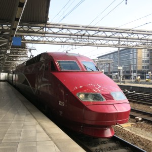 Our train from Paris to Northern Italy.