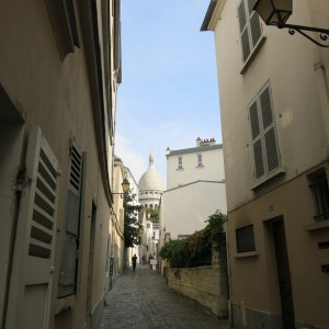 Montmartre, looking to Sacre Coeur.