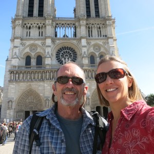 Us outside Notre Dame