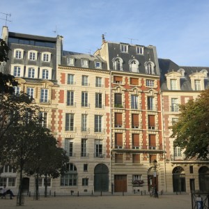 A lovely square in the heart of old Paris.