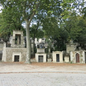Cimetiere du Père Lachaise has over one million interred. It is a couple blocks from our apartment.