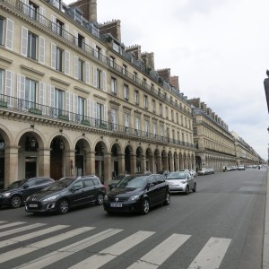 When Haussmann was tasked with cleaning up Paris, he constructed many large straight avenues and determined buildings should have continuity across blocks with external balconies on the same floors.