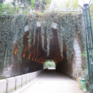 The Promenade Plantée. 4.5km of a metro line have been converted to a bike and pedestrian walkway through the heart of Paris.
