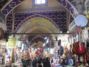 Inside the Grand Bazaar.