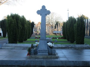 Michael Collins' grave in Glasnevin Cemetery.