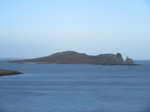The Eye of Ireland island, as seen from Howth.
