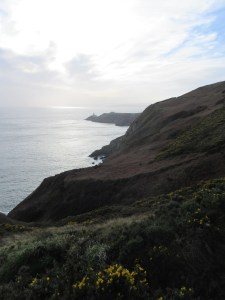 Lighthouse at the tip of the rugged Howth Peninsula.